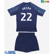 Leicester City Oliver Skipp #22 Gostujuci Dres za djecu 2025-26 Kratak Rukav (+ Kratke hlače)